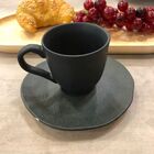 Xícara De Café Com Pires Orgânico Carbon 120ml Porto Brasil