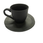 Xícara De Café Com Pires Orgânico Carbon 120ml Porto Brasil