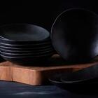 Xícara De Café Matte Preta