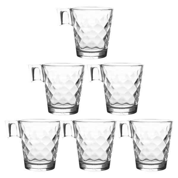 Xícara De Café Nespresso Dolce Gusto 80ml Diamond 6 Peças