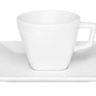 Xícara De Café Quartier Branca Com Pires 75 Ml Oxford
