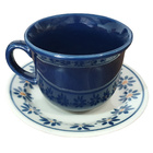 Xícara De Chá Com Pires Donna Margaridas 200ml 1 Unidade - Bi