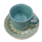 Xícara De Chá Com Pires Estampa Donna Mandala 180ml 1 Unidade