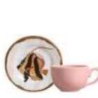 Xícara De Cha Com Pires Fish Stripes Digital