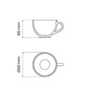 Xícara De Chá Porcelana 250 Ml Carmen Tramontina