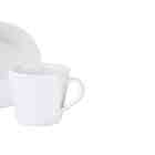 Xícara E Pires De Chá Em Porcelana Decorada 185 Ml Grid Tramo