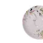 Xícara E Pires De Chá Magnólia Porcelana Decorada 250 Ml Tram