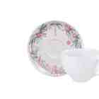 Xícara E Pires De Chá Porcelana Noite Feliz Tramontina