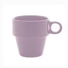 Xícara Para Café Lyor Cerâmica Empilhável Lilas 90ml - 2300