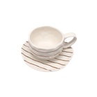 Xícara Para Café Porcelana Listras Wish 240ml Home Design