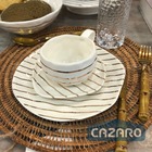 Xícara Para Café Porcelana Listras Wish 240ml Home Design