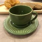 Xícara Para Chá 161ml Verde Sálvia Porto Brasil