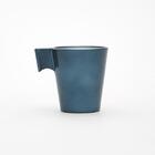 Xícara vidro azul flashy 80ml Luminarc