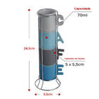 Xícaras Coloridas Letreiro Café Empilhável Com Suporte 70ml