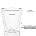 Xícaras De Café Ou Destilados Parede Dupla 2 Peças De100ml