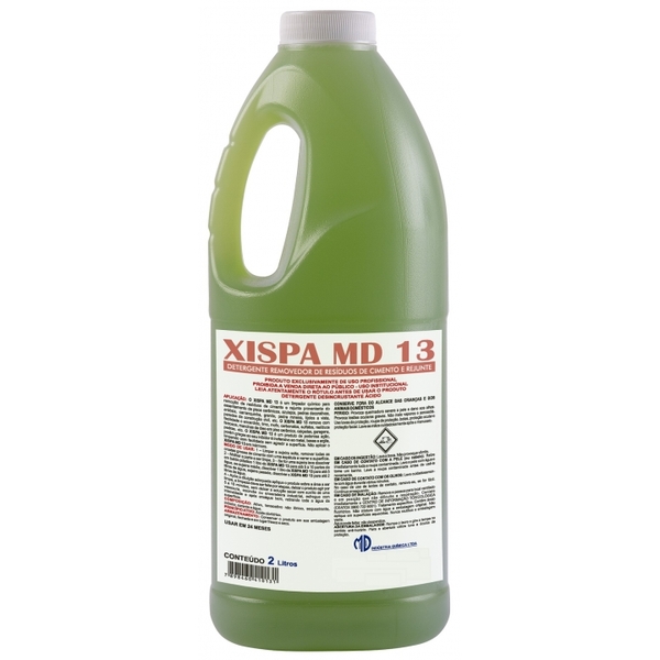 Xispa Md 13 - Detergente Removedor Resíduos Cimento E Rejunte