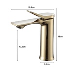 Xsm-8901 Torneira Misturador  Lavatório Monocomando Dourado