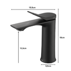 Xsm-8901 Torneira Misturador  Lavatório Monocomando Preto