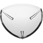 Yohanna Centro Mesa Decorativo Enfeite 8x33x33cm Cristal Eco