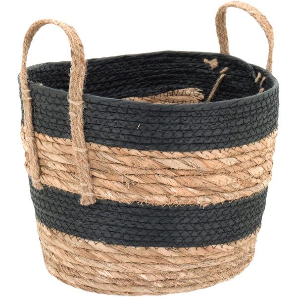 Zagora Cesta Decorativa Organizadora Cachepô 24x32x32cm Fibra