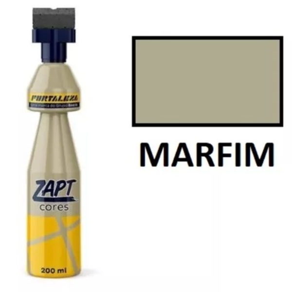 Zapt Tinta Para Rejunte Marfim Fortaleza 200ml