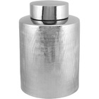 Zhen Potiche Bomboniere 46x33x33cm Cerâmica Prata