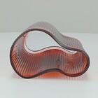 Zingaro Vaso Decorativo Enfeite 15x16x9cm Vidro Laranja