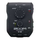 Zoom U22 Interface De Áudio Portátil 2in/2out Gravação Móvel