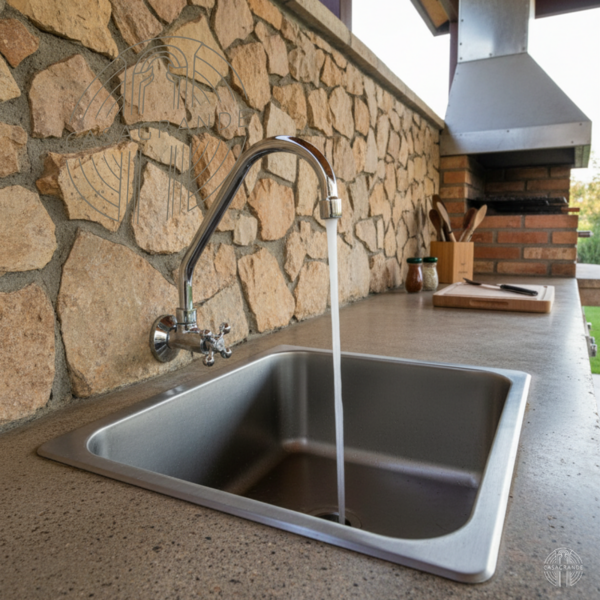 🍺 Torneira de Parede Bica Alta Gourmet para Churrasqueira -