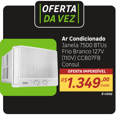 Oferta da Vez - Ar Condicionado Janela