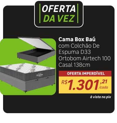 Oferta da Vez - Cama Box Baú