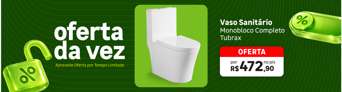 Oferta da Vez - Vaso Monobloco