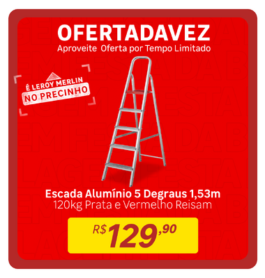 Oferta da Vez - Escada Alumínio