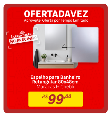 Oferta da Vez - Espelho para Banheiro
