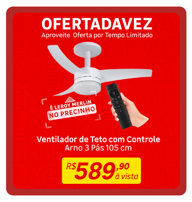 Oferta da Vez - Ventilador de Teto