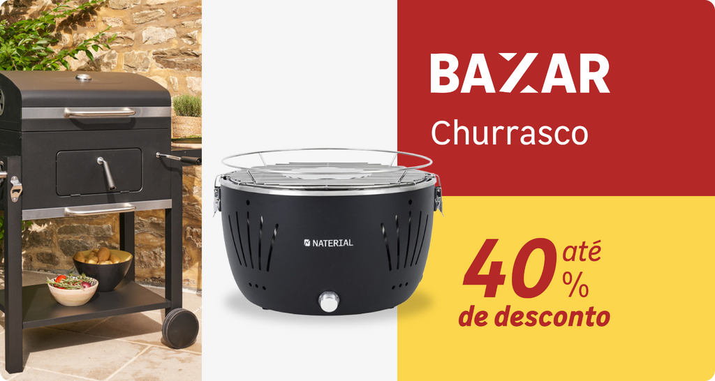 Bazar de Churrasco com até 40%OFF