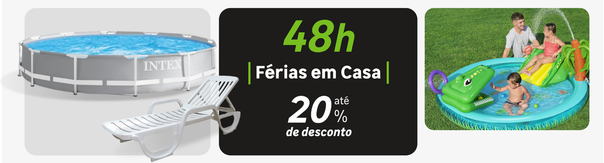 48hrs de Férias em Casa com até 20%OFF