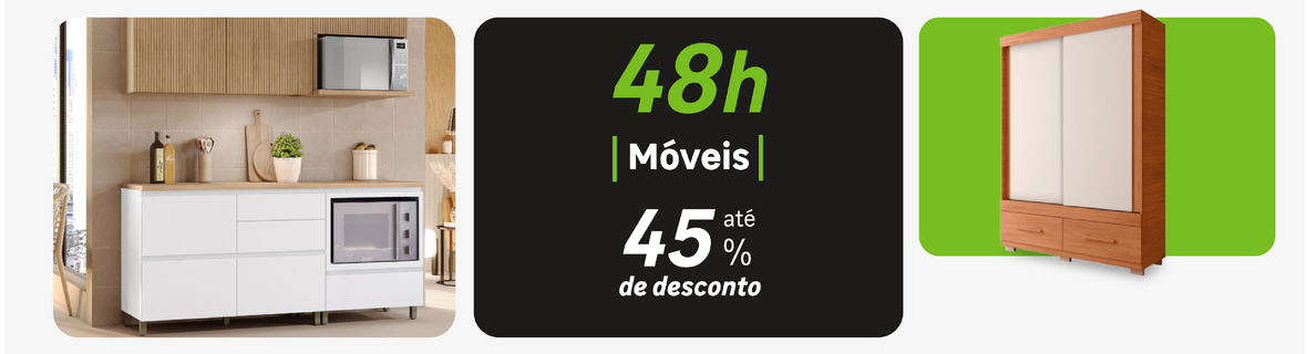 48hrs de Móveis com até 45%OFF