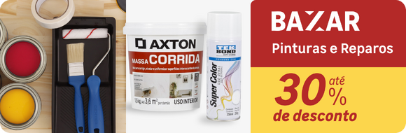 Bazar de Pinturas e Reparos a partir de R$ 16,99