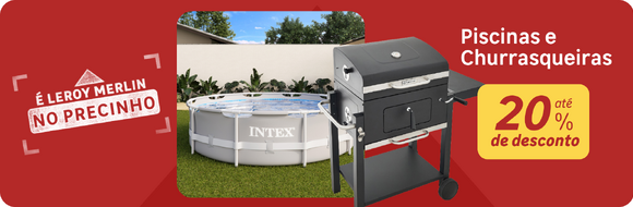 Piscinas e Churrasqueiras no Precinho com até 20%OFF