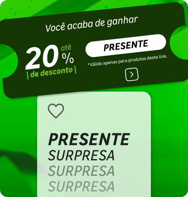 Presente Surpresa (CUPOM PRESENTE - ganhe 20%OFF)