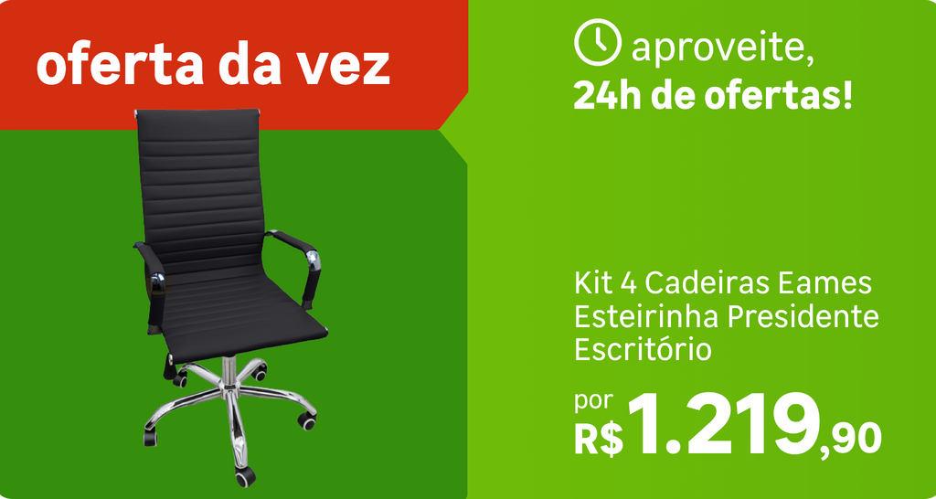Oferta da Vez - Kit 4 Cadeiras