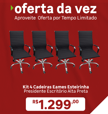Oferta da Vez - Kit 4 Cadeiras