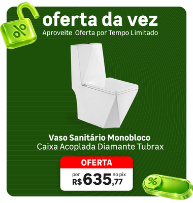Oferta da Vez - Vaso Monobloco