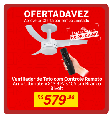 Oferta da Vez - Ventilador de Teto