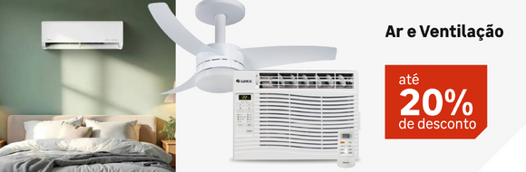 Ar e Ventilação com até 20%OFF
