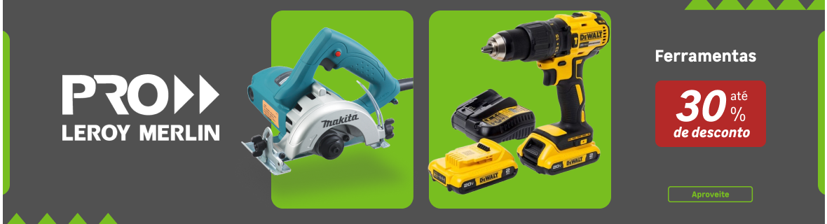 Ferramentas Pro com até 30%OFF