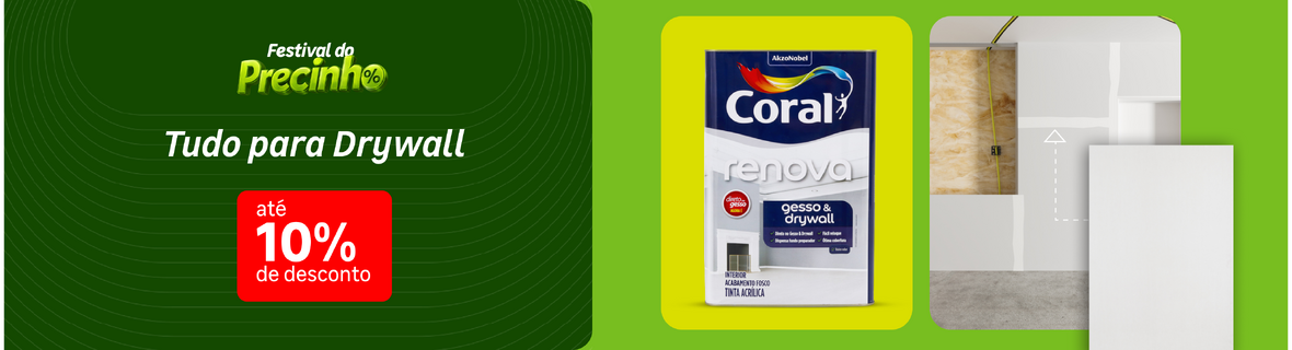 Tudo para Drywall com at 10OFF
