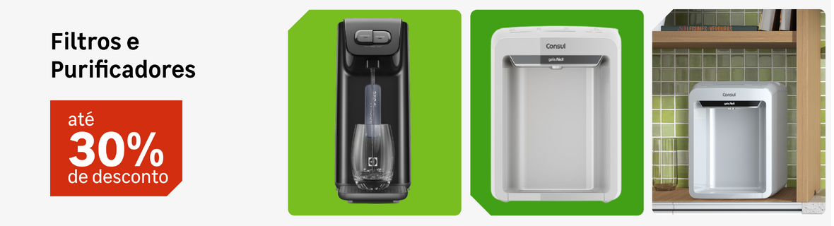 Filtros e Purificadores com até 30%OFF