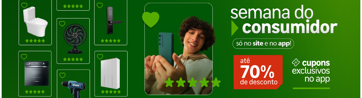 Semana do consumidor com até 70%OFF